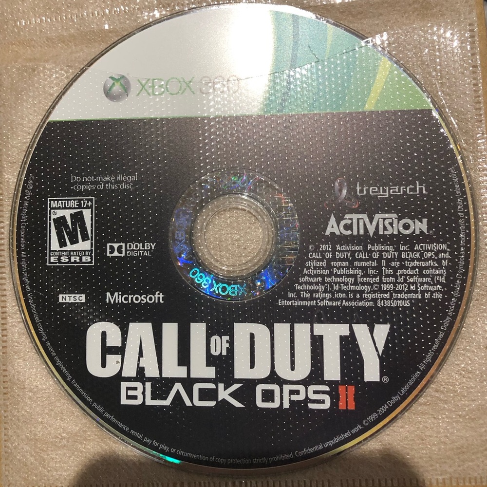 3/$40 Call of Duty: Black Ops II - Xbox 360 Disc Only